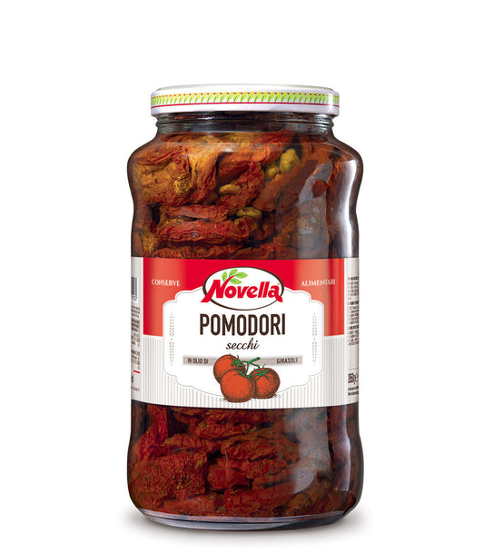 POMODORI SECCHI conditi in olio di girasole 2850gr (3100ml)