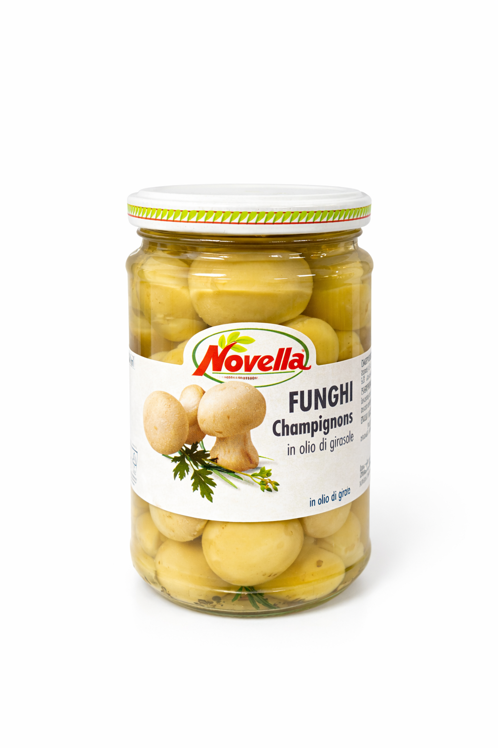 FUNGHI CHAMPIGNONS in olio di girasole 280gr