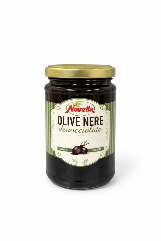OLIVE NERE DENOCCIOLATE in salamoia 280gr