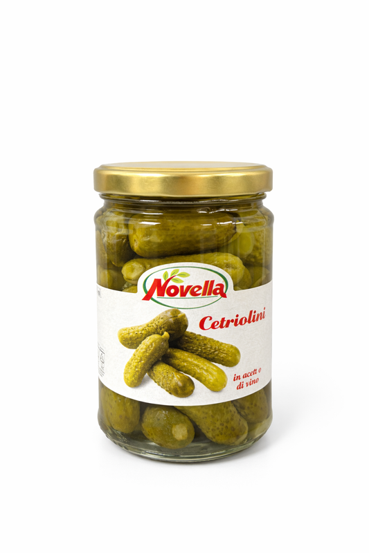 CETRIOLINI in aceto di vino 280gr