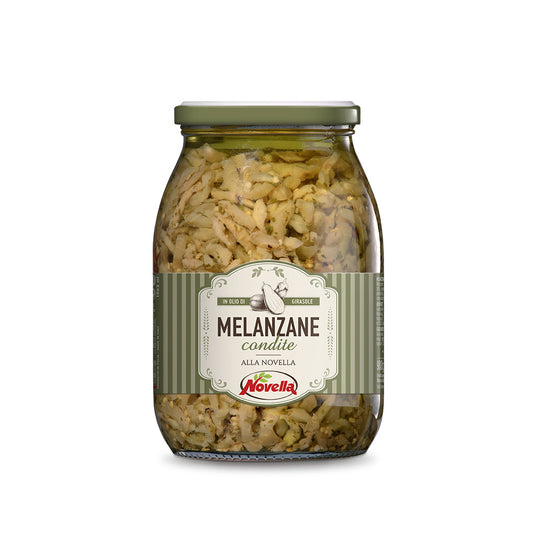 MELANZANE CONDITE ALLA NOVELLA in olio di girasole 980gr