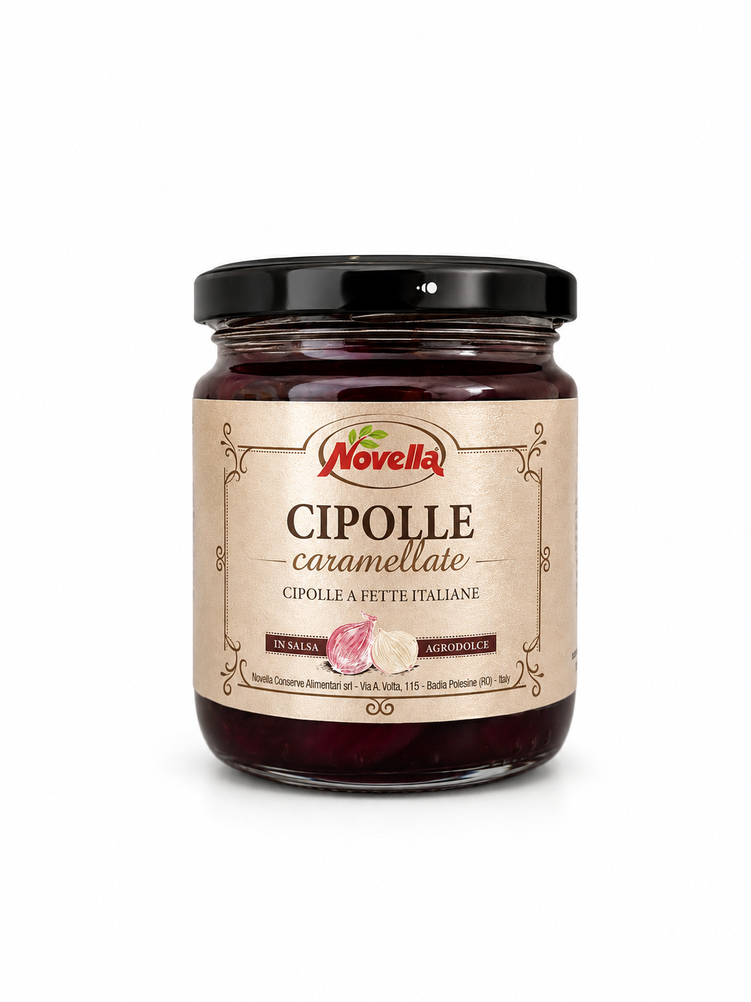 CIPOLLE A FETTE CARAMELLATE in Agrodolce 240g